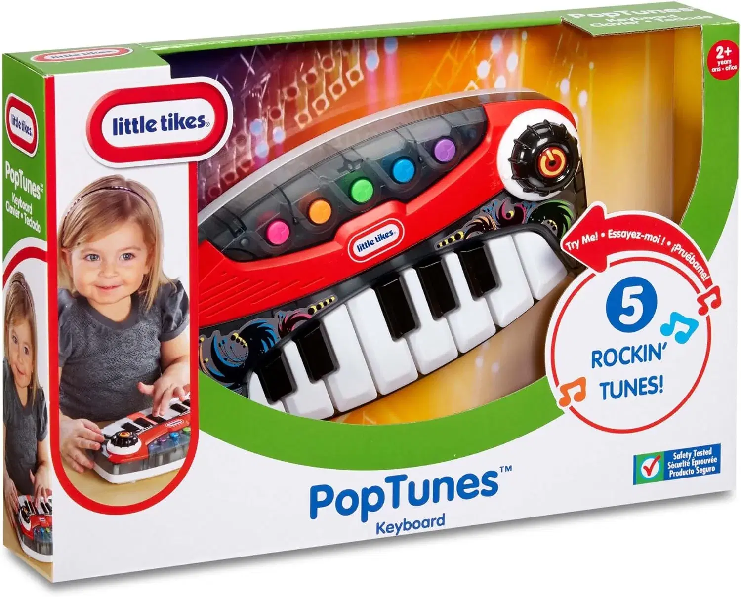 Little Tikes Pop Tunes Keyboard (Ages 18 Months–3 Years) - toy product image