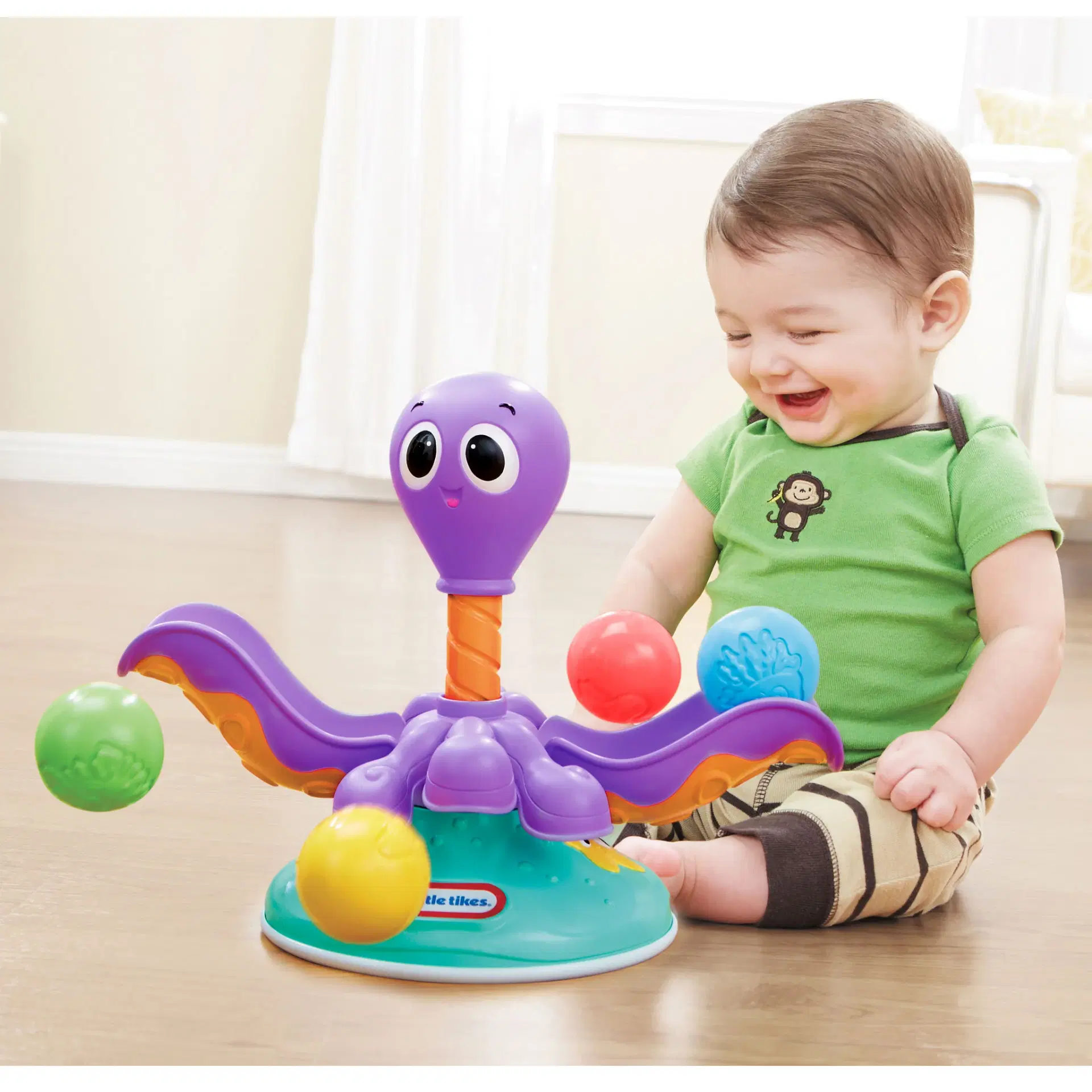 Little Tikes Lil' Ocean Explorers Ball Chase Octopus (Ages 3+ Months) - toy product image