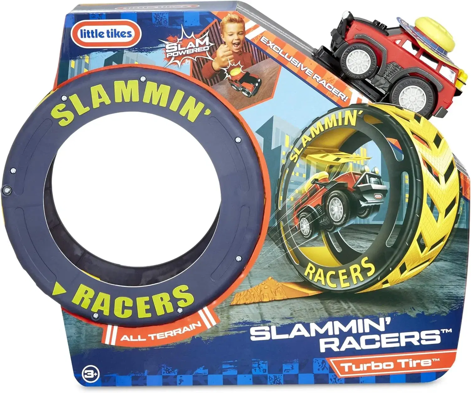 Little Tikes Slammin' Racers Turbo Tyre (Ages 3+) - toy product image
